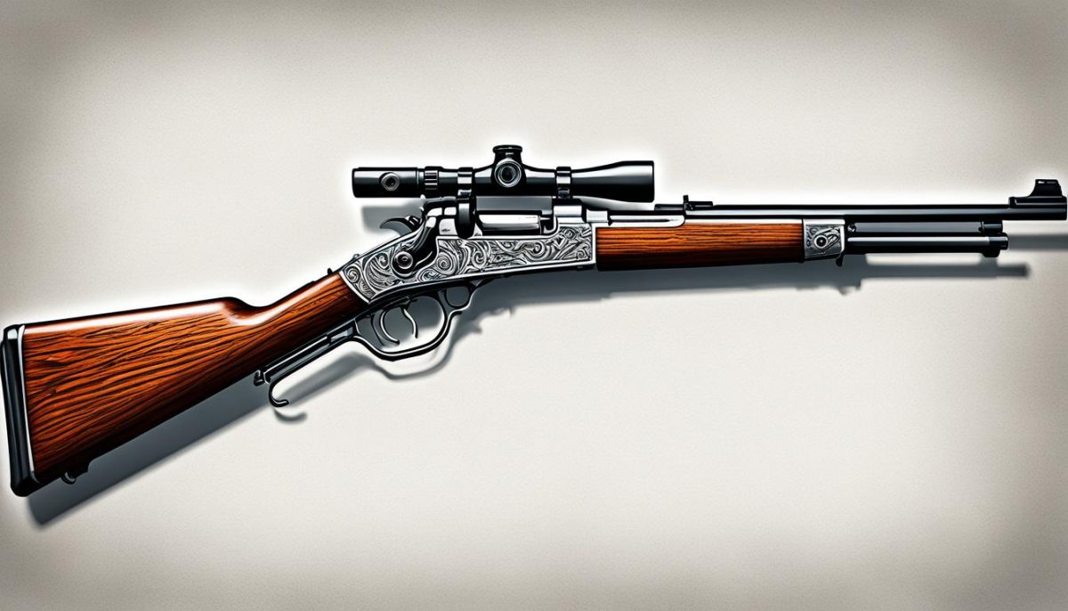 first lever action rifle